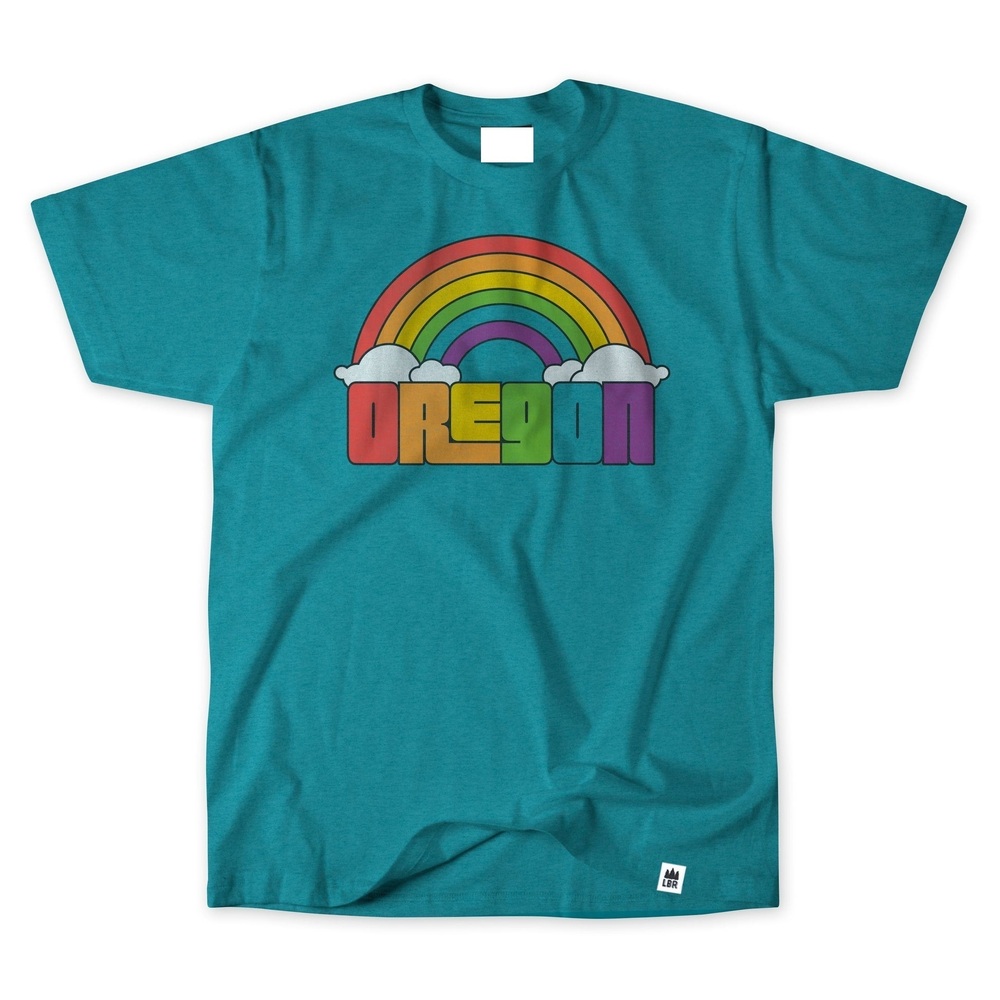 Oregon Pride Rainbow T-Shirt Unisex